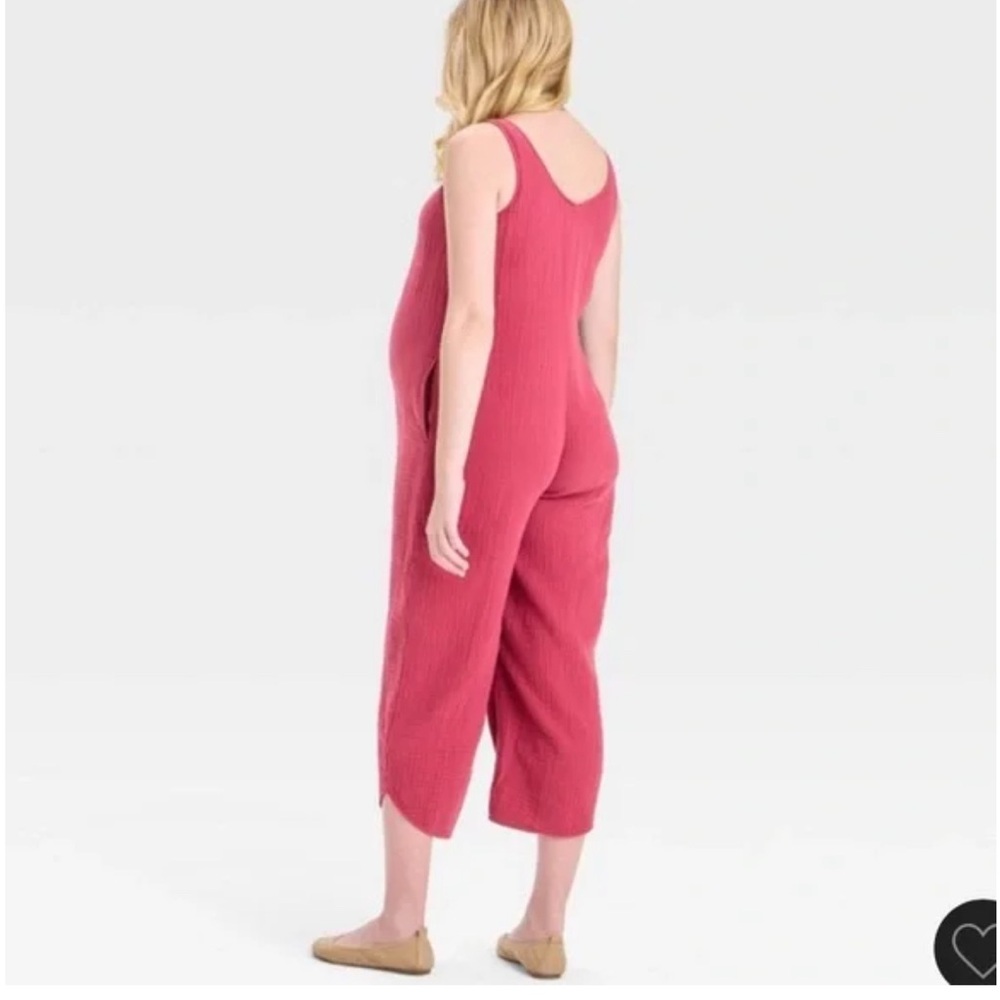 Isabel Maternity by Ingrid & Isabel Pink Jumpsuit